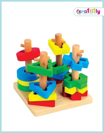 4 Sets of Column Building Block