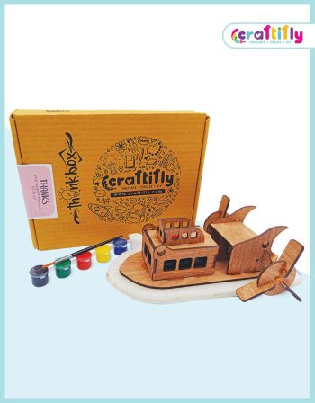 DIY Double propellor Wooden Boat
