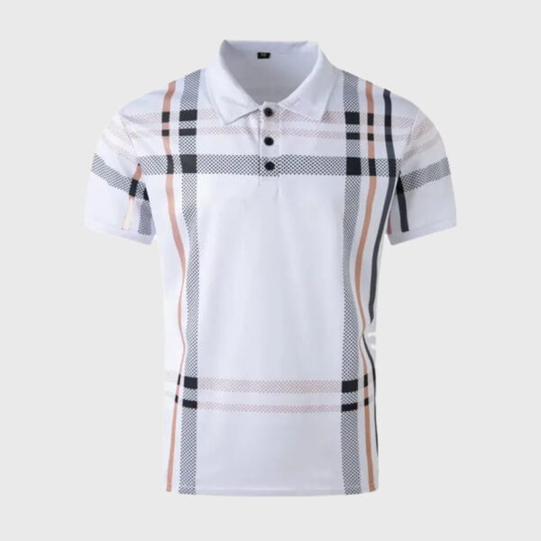 Code: 115 (White) Premium China Polo | CraftSohor Polo Shirt - Image 2