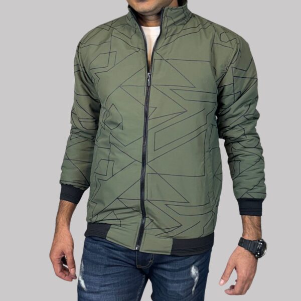 Code: P-601(Olive)| Premium Pedding Jacket for Men’s