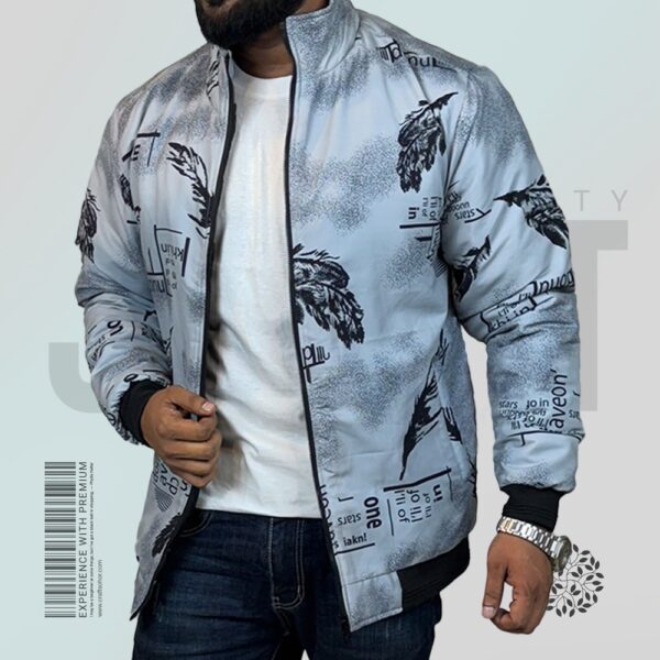 Code: S-404 (Silver)| Premium Pedding Jacket for Men’s