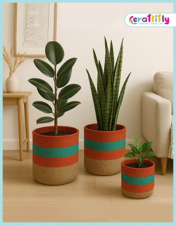 Jute Planter Cover (3 Pcs Set)3