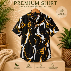 Premium Half Sleeve Printed Shirt For Men — SH-708